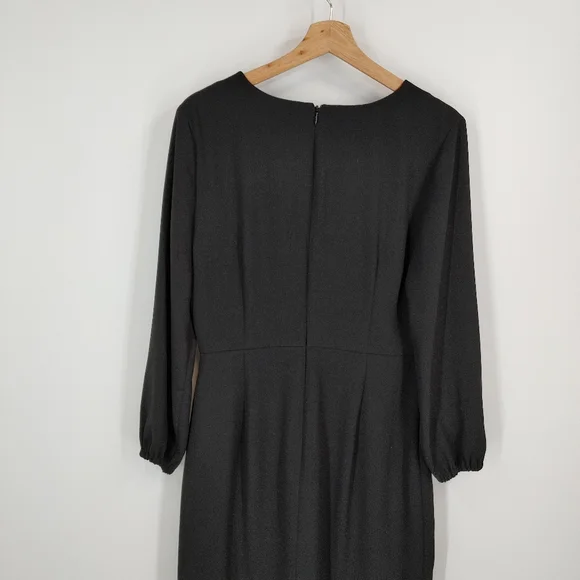 J Crew Drape Ruffle Midi Dress - Picture 4 of 6